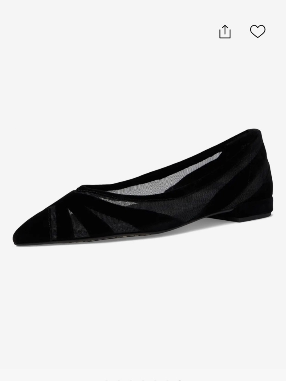 Birdies Goldfinch Black Velvet & Mesh